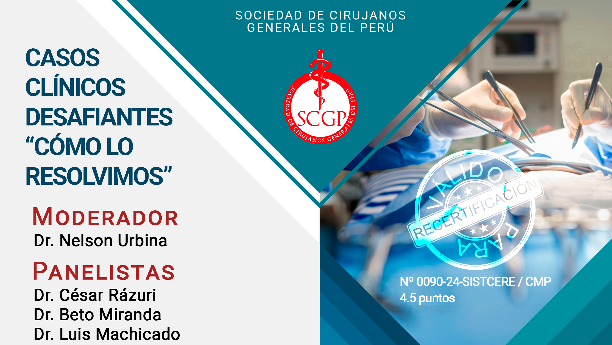 AFICHE SCGP CASOS 1 23 SEPTIEMBRE 2024 YOUTUBE