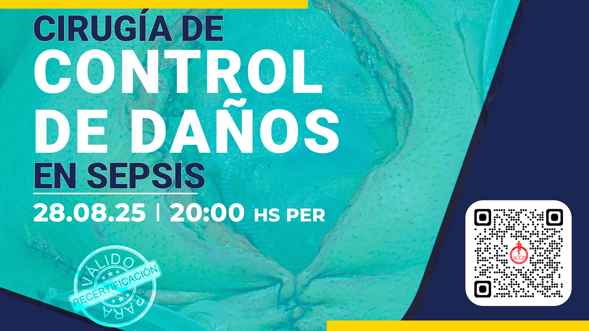 AFICHE SCGP YOUTUBE JUEVES 28 agosto 2025