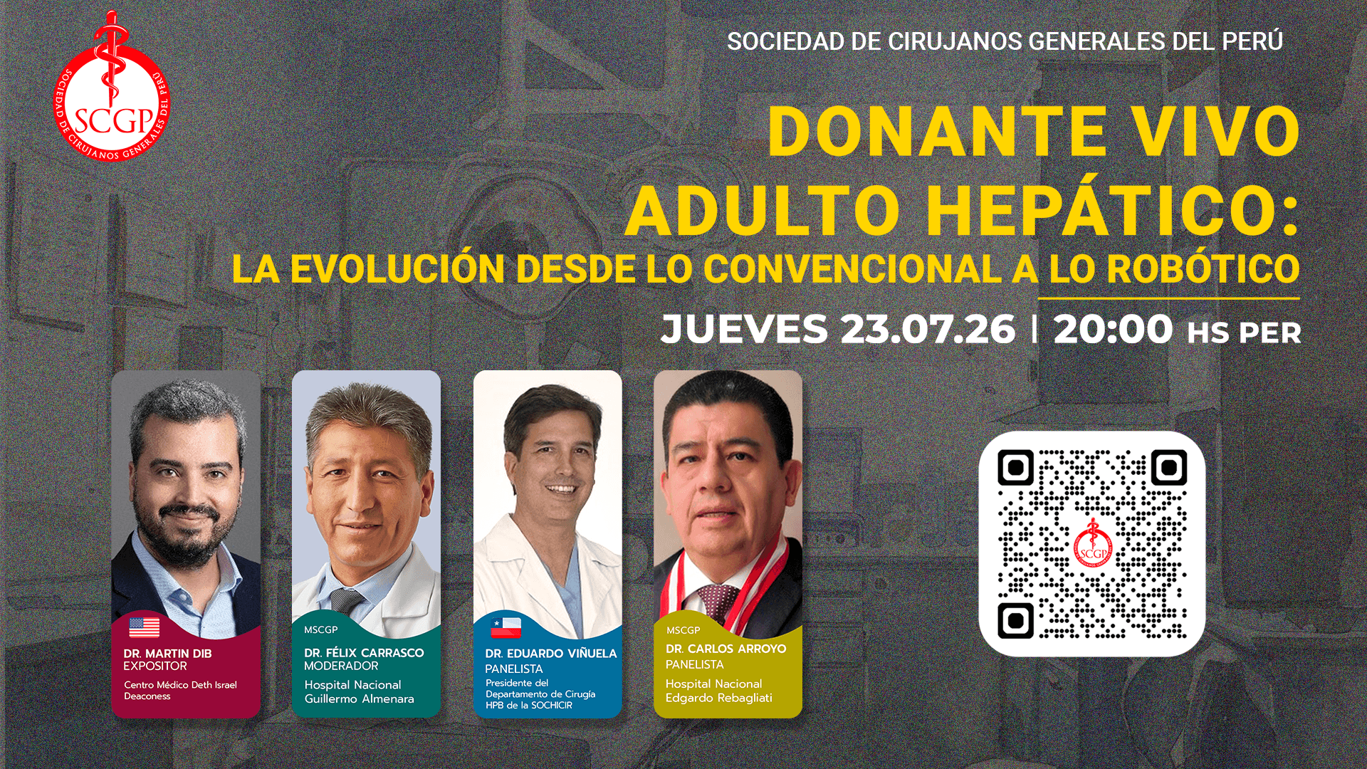 Afiche Jueves YouTube 23 julio