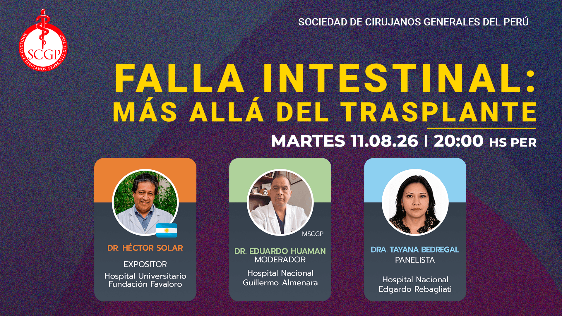 Afiche Martes 11 agosto YouTube
